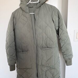 Frank and oak hooded reversible skyline bomber